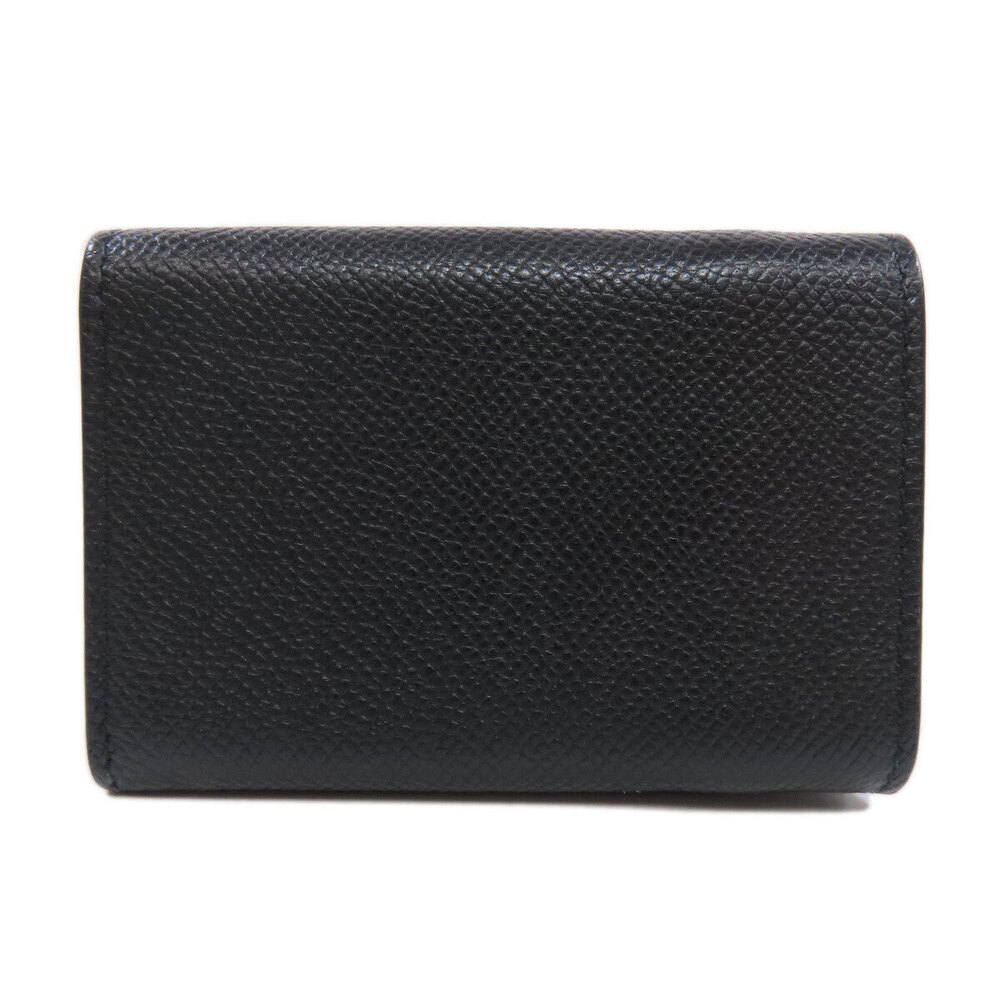 Balenciaga Wallet Wallet fold Leather Tri Bi fold Black